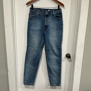 Vintage Levi's 550 Women's Relaxed Fit Tapered Leg Med Wash Size 12S